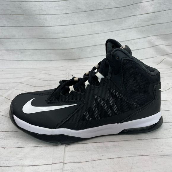 Nike Air Max Stutter Step 2 Size 4.5 Youth Black Basketball Shoes 653754 001 - Picture 4 of 11